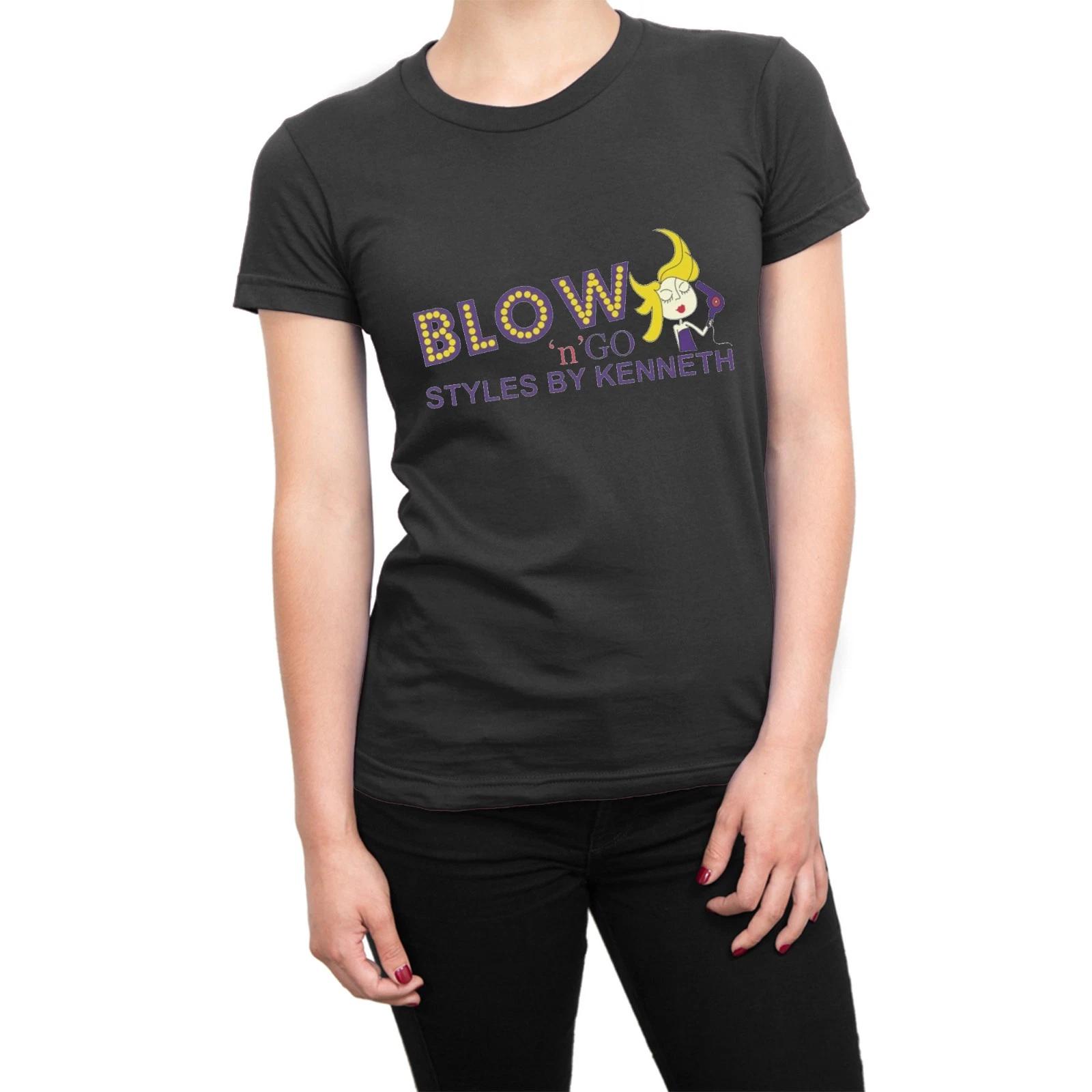 T-Shirt Benidorm Blow N Go Styles Par Kenneth Pour Femmes 4XL