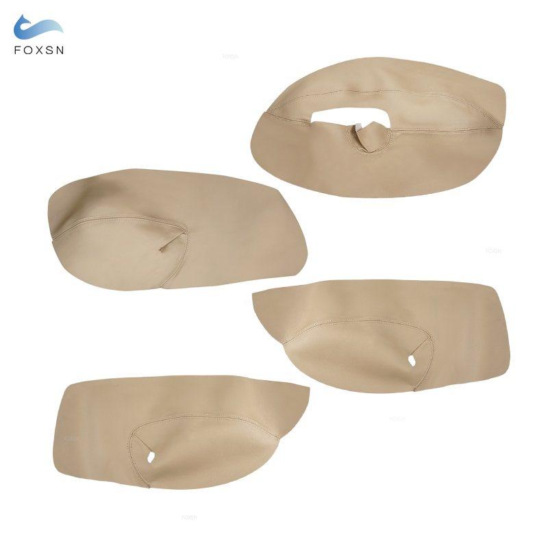 KUN 4 Dører Mykt Skinn Dør Armlene Deksel For VW Golf 4 MK4 Bora Jetta 1999 - 2005 Bildør Armlene Panel Skinn Deksel Trim