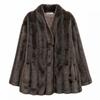 Ggpx New York Faux Fur No Collar Jacket Gq9jk028f