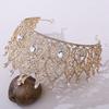 Bridal Red Baroque Crown, Multi-diamond Water Droplets European and American Headgear, Wedding Dress Accessories 2026