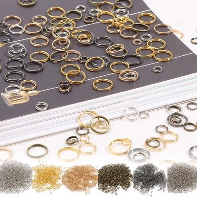 200-500pcs/bag For DIY Findings Handmade Jewelry Accessories 5/6/8/10mm High Quality Double Loops Split Connectors Open Rings Jump Rings