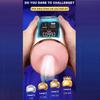 Adult Products Men's Automatic Airplane Cup Sucking Telescopic Intelligent Sound Heating Simulation Channel Sex Masturbation