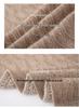 Autumn & Winter 100% Pure Cashmere Hollow Knit Jacquard Color Block Neck Gaiter Scarf