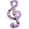 Durable Resin Hair Clips With Star Stripe And Music Note Patterns Secure Grip For All Hair Types