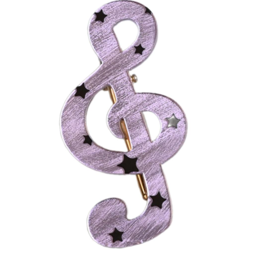 Durable Resin Hair Clips With Star Stripe And Music Note Patterns Secure Grip For All Hair Types