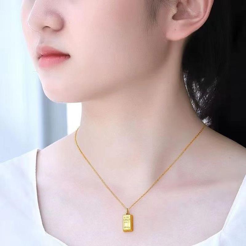 Vietnamese Necklace Women Get Rich Pendant Design High-end Sense Lucky Trinkets