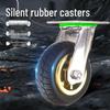 Universal Hand Truck & Trailer Rubber Wheels Set (34-568 Inch) with Brake & Casters