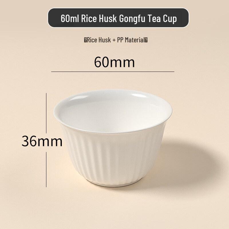 Eco-Friendly Thickened Rice Husk Disposable Cup