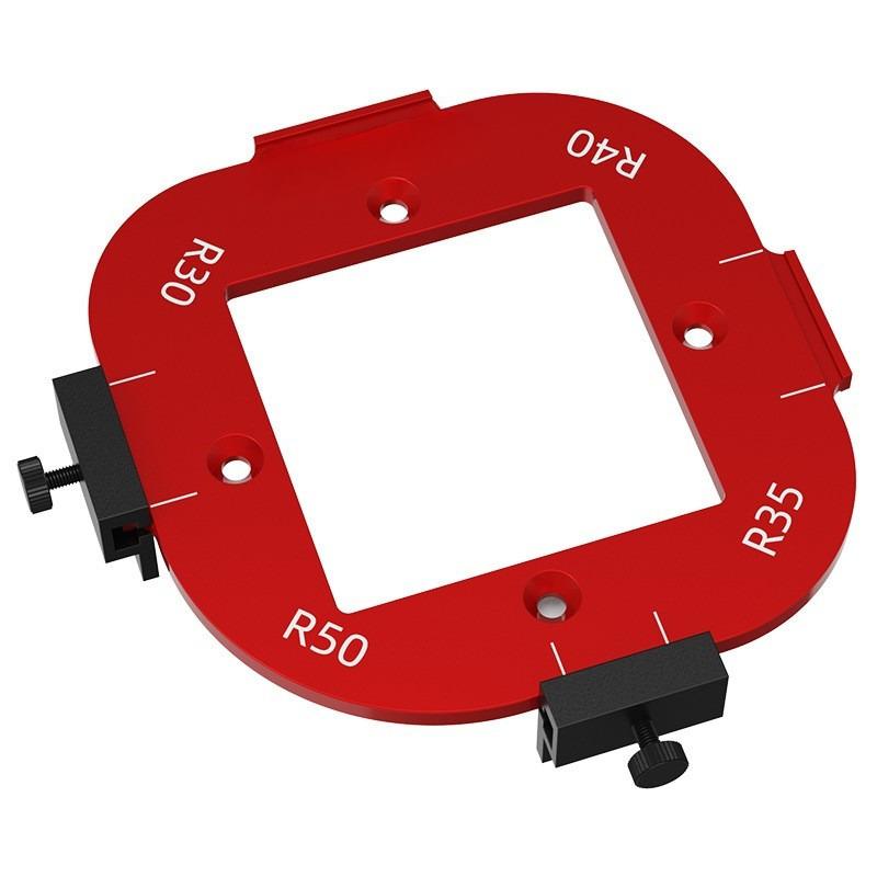Woodworking Router Arcs Angle Positioning Template Corner Radius Routers Jig Portable Wood Milling Cutter Round R-corner