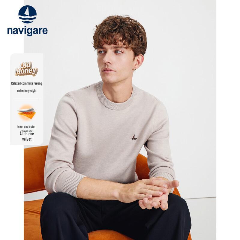 Navigare Men's Crew Neck Knit Sweater