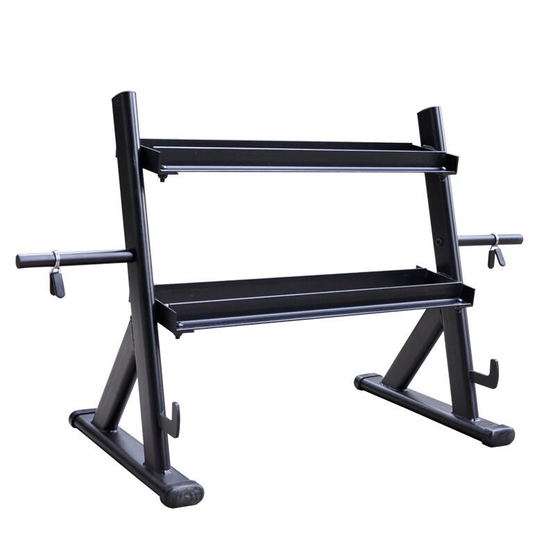 Professional Double-Layer Dumbbell Storage Rack