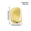 6/12pcs Big/Small Hole Star Heart Pea Real Gold Plated PVD No Fade Stainless Steel Beads For Jewelry Making Supplies Spacer Bead