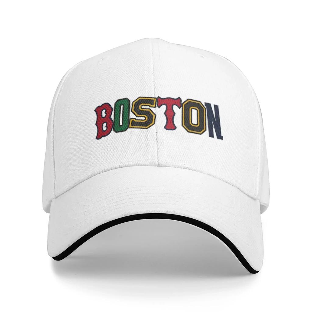 Kreslená Barevná Boston Slunce Baseballová Čepice Letní Design Potisk Trucker Čepice Pro Muže Dospělé Kpop Rock Snapback Čepice