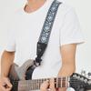 Adjustable Guitar Strap  Acoustic Guitar Shoulder Belt Strap with Leather Ends Stringed Instrument Accessories