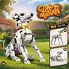Creative Dalmatian Dog Building Blocks Set 3 in 1 Animal Model Kit DIY Children Assembly Bricks Toys Birthday Gift