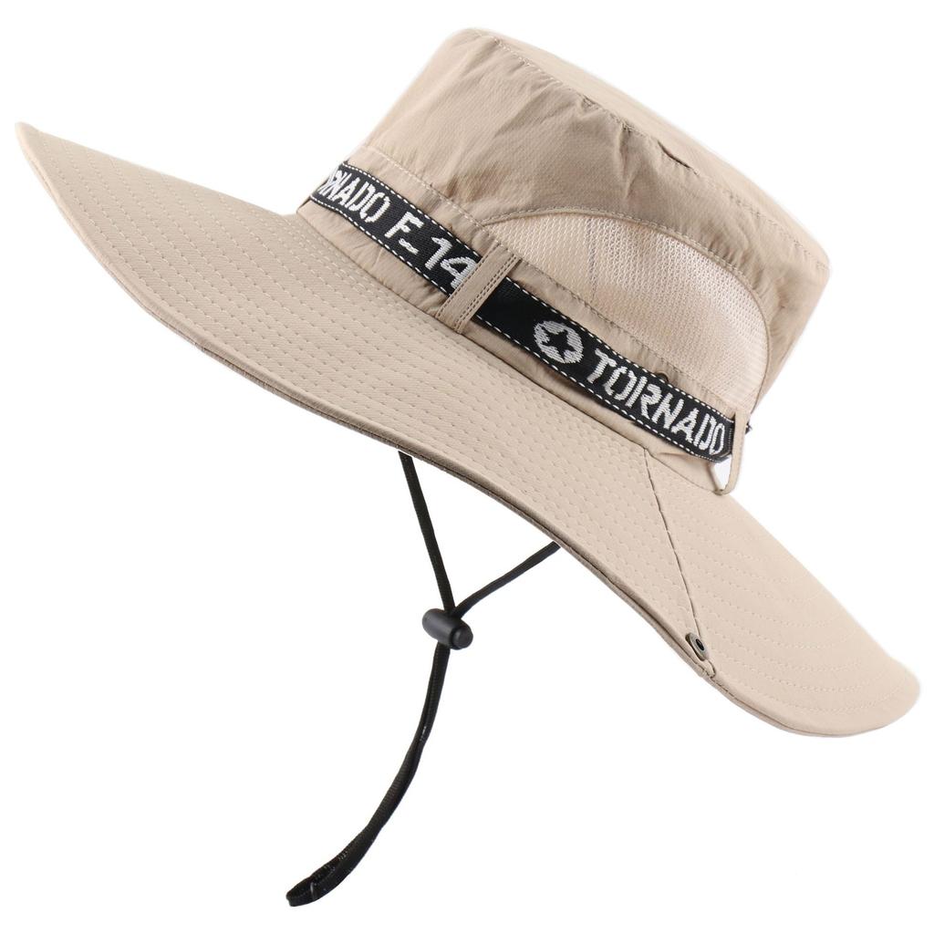 Men and Women Spring and Summer Big Brim Sun Hat Sunscreen Bucket Hat Outdoor Mountaineering Travel Hat Breathable Fishing Hat Sun Hat