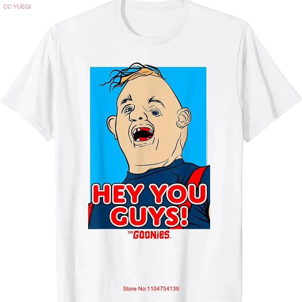 The Goonies Sloth Hey You Guys T Shirt vintage Washed Stylish fashion Casual Stretched streetwear Breathable Versatile Unisex