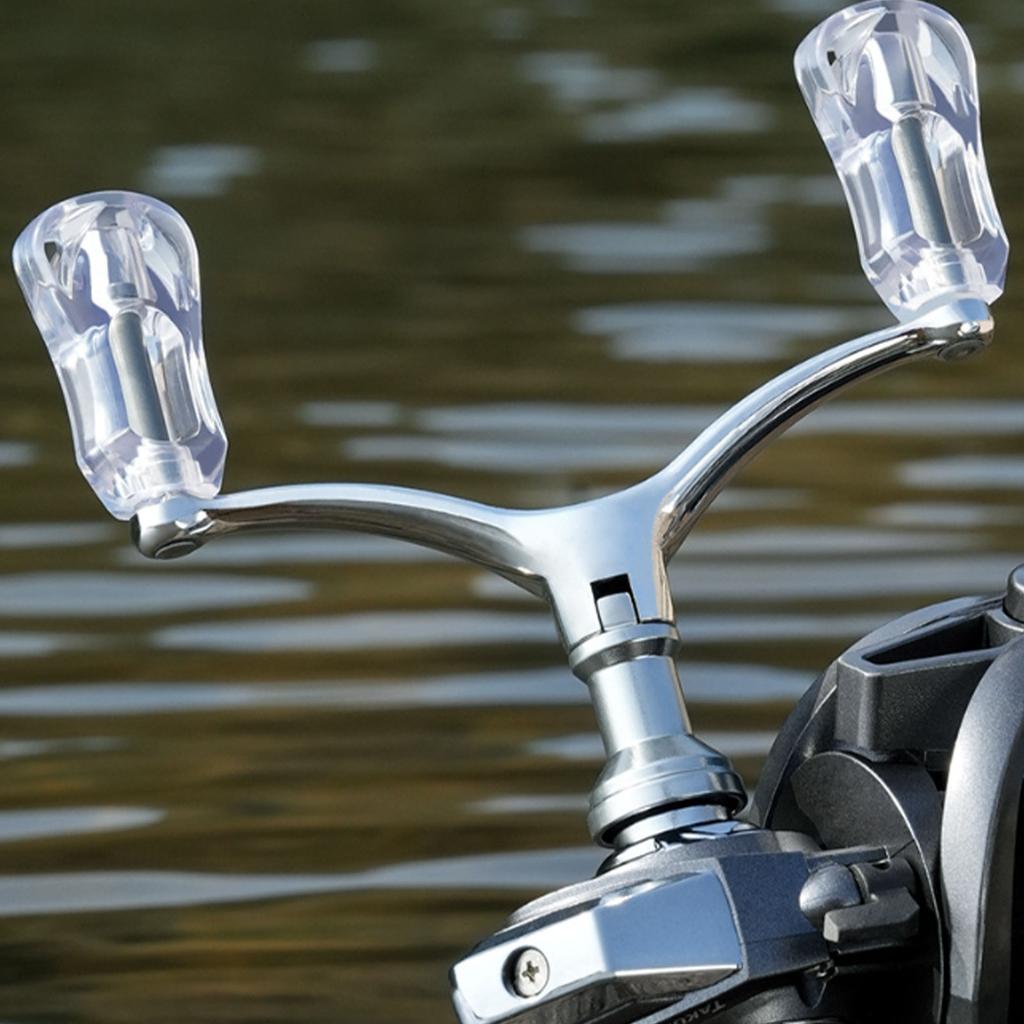 Aluminum Alloy Fishing Reel Handle with Comfort Grip for Better Control Fishing Reel Handle Knob Grip Fishing Reel Parts