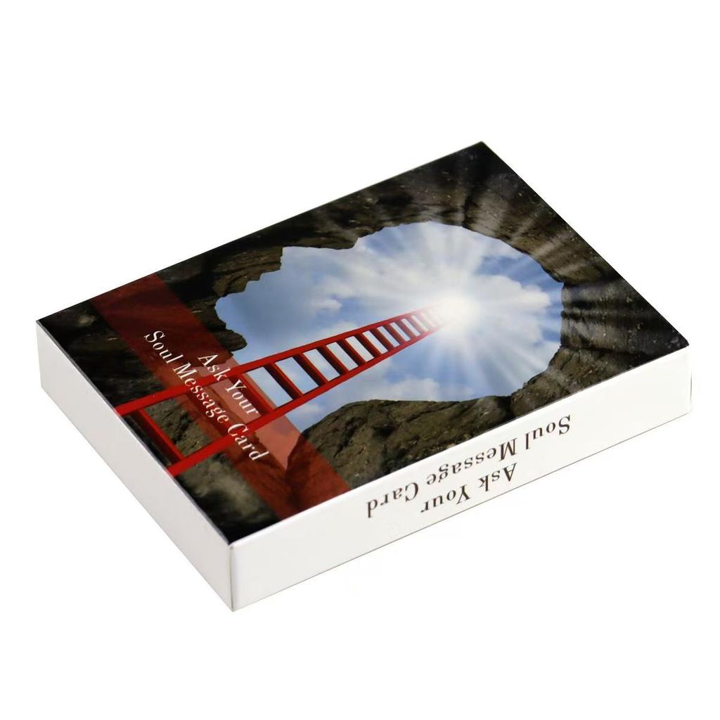 Spør Din Sjel Meldingskort Orakelkortstokk 10,4*7,3cm Meldinger Fra Universet | 48 stk Høyere Selv Meldingskort