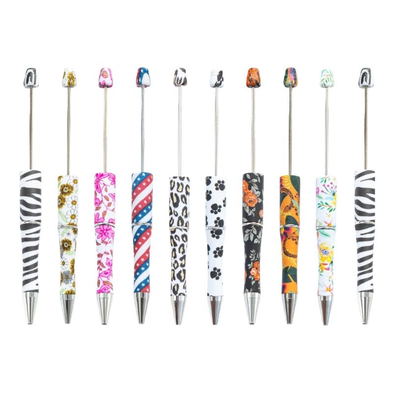 

10 шт. Кулькова ручка з намистинами, Ручка з намистинами, Ручка з намистинами, Кулькова ручка з намистинами, Шкільне офісне приладдя для письма, Канцелярське приладдя, Весільний подарунок