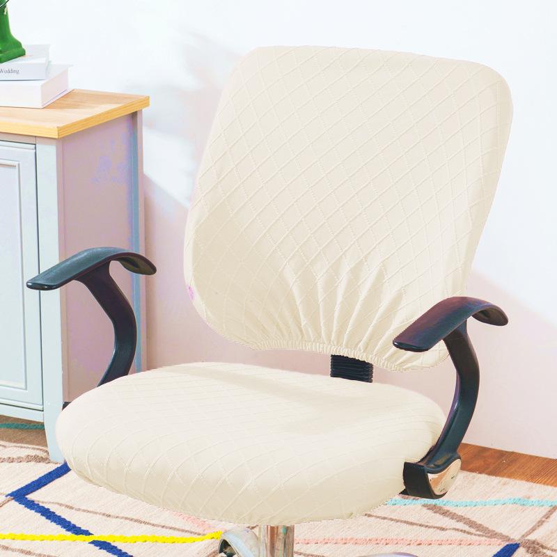 

Чехол для офисного кресла, эластичный чехол для сиденья компьютерного кресла, эластичный чехол для сиденья стола, съемный моющийся защитный чехол для обеденного кухонного кресла W48cmX D48cmX H48cm