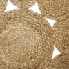 Tapis Ajouré "Esra" Jute D80cm - Atmosphera Createur D'interieur