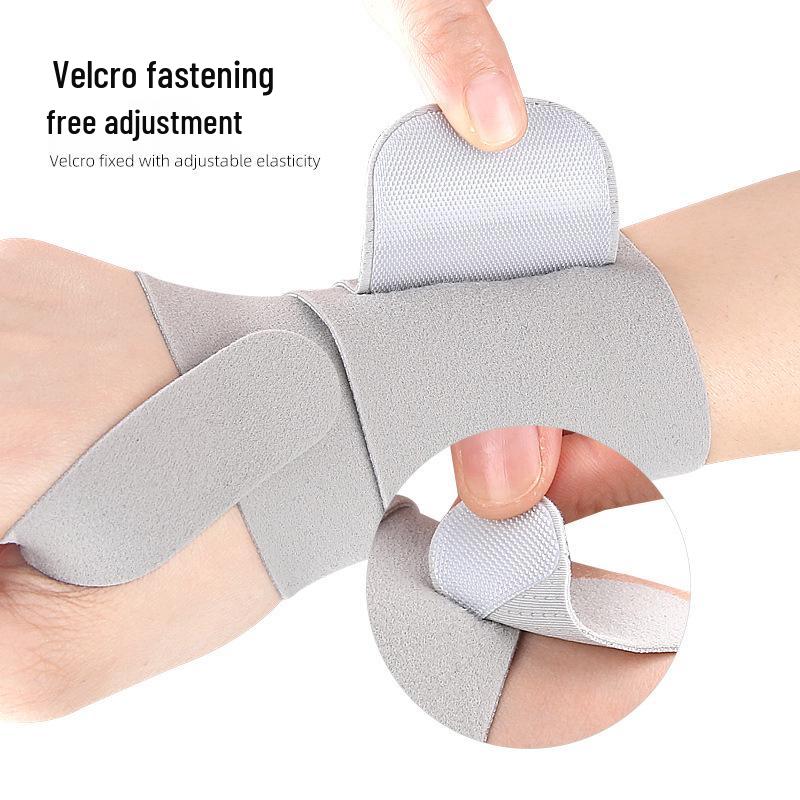 Regulowany samoprzylepny stabilizator nadgarstka z osłonką na kciuk do kompresji i sportu