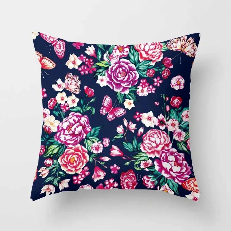 Beautiful Romantic Butterfly Series Decorative Home Pillowcases Living Room Sofa Cushion Covers Free Butterfly Pillowcases