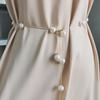 Women's Slim Pearl Waist Chain - Versatile Decorative Dress Belt for a Fashionable Summer Look