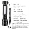 Telescopic Zoom High-Power Flashlight Portable Flashlight Aluminum Alloy Bright Flashlights for Camping/Expedition/Outdoors