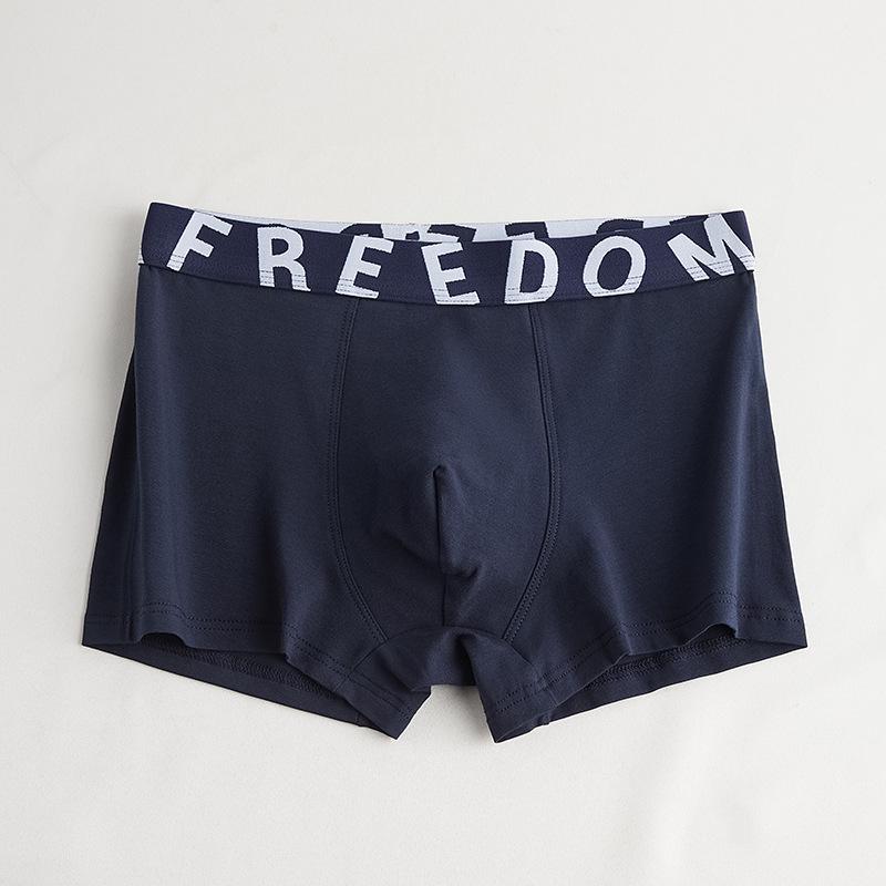 Summer Men's Cotton Mid-Waist Boxer Briefs - Breathable, Comfortable, Large Size