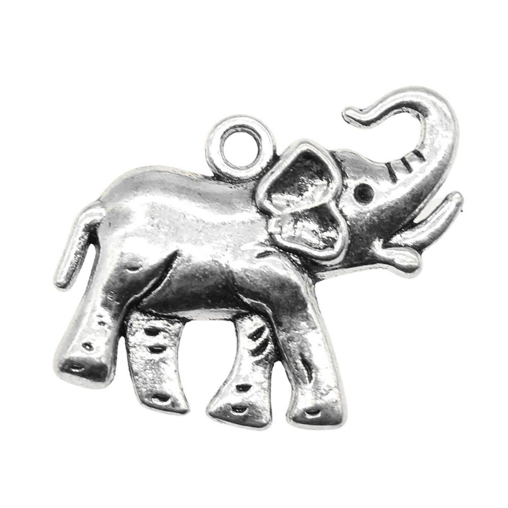 Retro Elephant Charms Alloy Animal Pendants For Jewelry Making Handmade Supplies