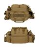 PHOENIX IKKI Large Capacity Fishing Fishing Tackle Fishing Rod Waist Shoulder Black 3-Way Bag, Bag, Holder, Run-and-Gun Bag, Bag, Bag,
