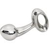 Funny Steel Massage Pure G Spot Double-Headed Plug Stainless Steel Happy Male Female Couple Stick Sex Toy 2.95 Inch