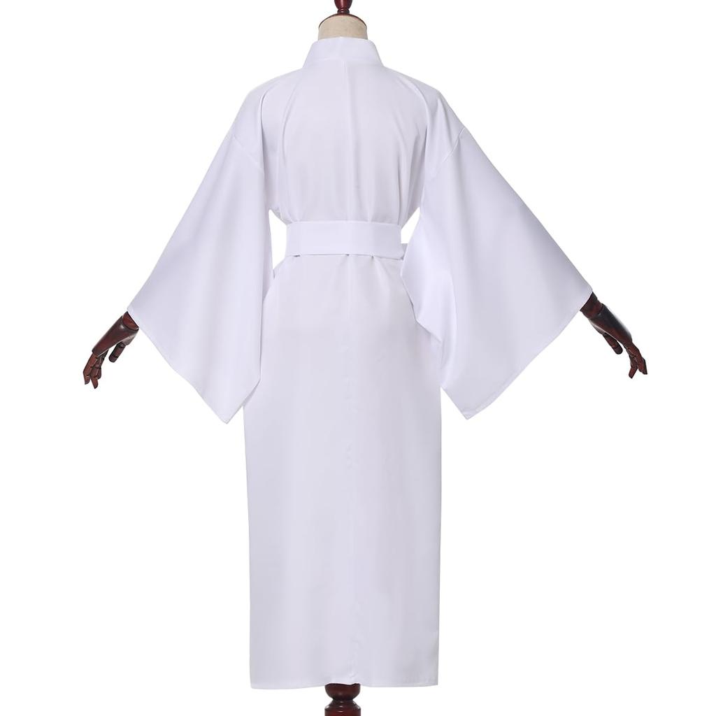 White White for Shrine Temple Japanese Plus Size [FAD-4U] Women's Robe, Robe, Yukata, Maidens, Use, Monks, Clothing,
