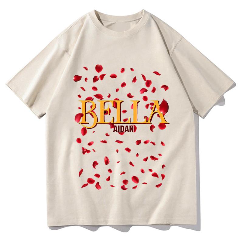 2026 New Aidan Bella Tshirts Summer Unisex Fashion Casual Tees Unisexs Unisexs Outdoor Sports Crew Neck Aesthetic Tops Streetwear