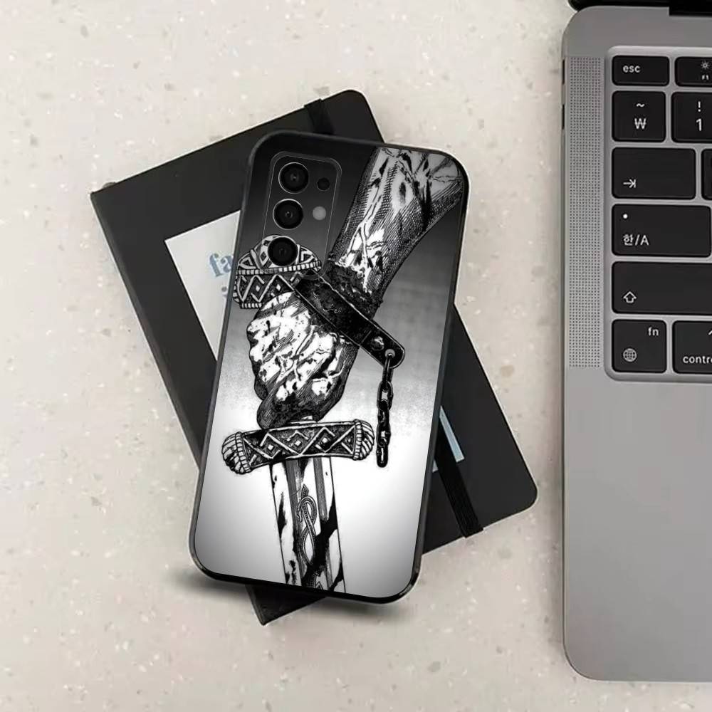 Comics V-VINLAND S-SAGA Phone Case For Samsung Galaxy A73,91,80,72,51,53,52,71,22,5G,Note,J7,8,9 Soft Black Cover