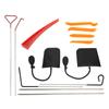 13Pcs Set Car Door Open Pry Tool with Long Reach Grabber Wedges Inflatable Shim Bag Auto Trim Removal Installer