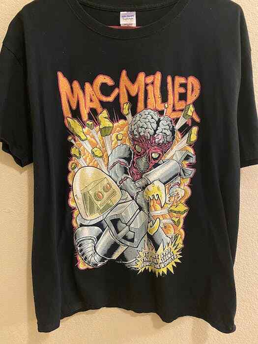 

Mac Miller Macadelic Concert Tee Black Music Cotton Black Unisex Tshirt Unisex T-Shirt M
