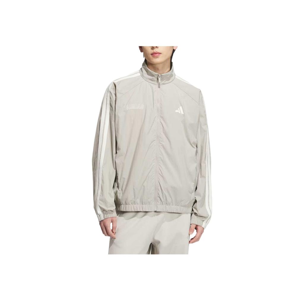 New Adidas Sportswear Jackets Men's Gray White KC2835