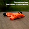 Loud Outdoor Survival Whistle Anti Loss Clip Rescue Emergency Whistle  Camping Hiking