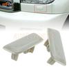 2x Grey Headlight Washer Sprayer Nozzle Cover Cap For Toyota Sequoia 2008-