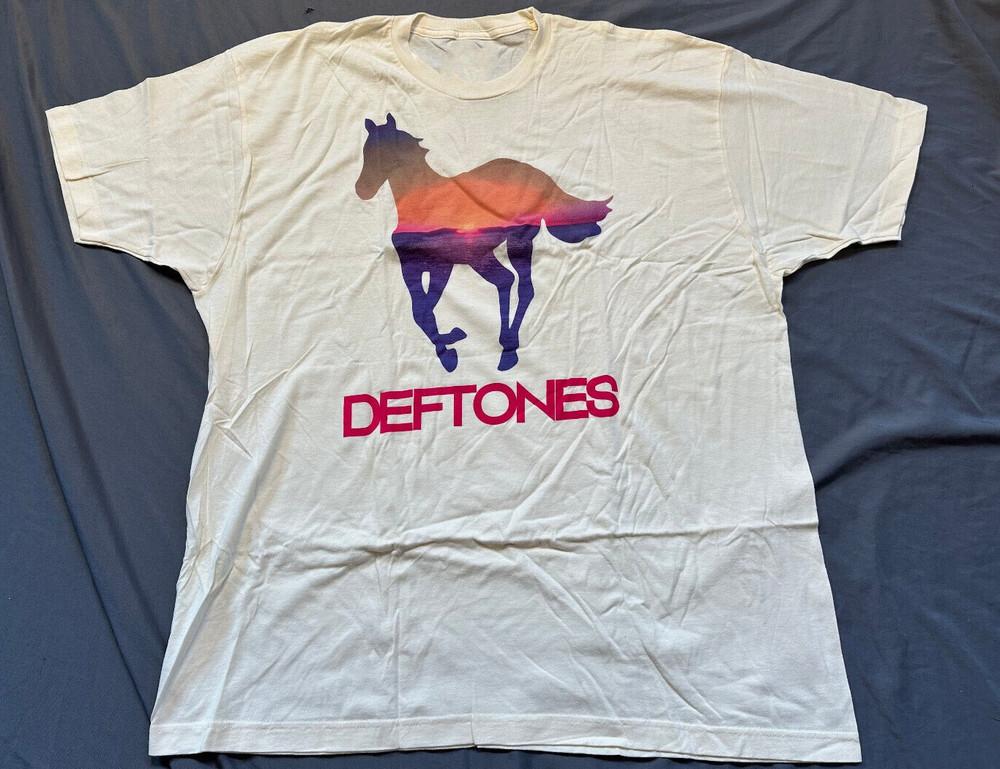 

Deftones Белый Пони Радуга S-234XL Футболка Подарок фанатам A221 XL