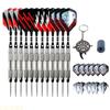 A1A2 Professional Steel Barrels PET Flight Set of 12 20 Grams Steel Tip Darts Sets with Aluminum Alloy Shaft Safe Darts Set