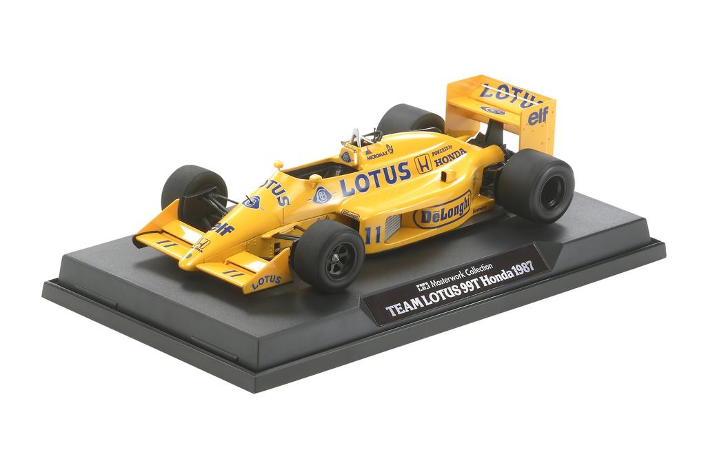 Tamiya Masterwork Collection Team Lotus 99T Honda 1987 Lackiertes Komplettmodell 21111 Fertiges Produkt 1/20 Nr.111 Nr.11