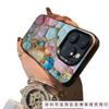 The New Colored Silver Color Stone Is Suitable for Iphone16 Mobile Phone Case Apple 15promax/14 European and American 13pro12 Personality