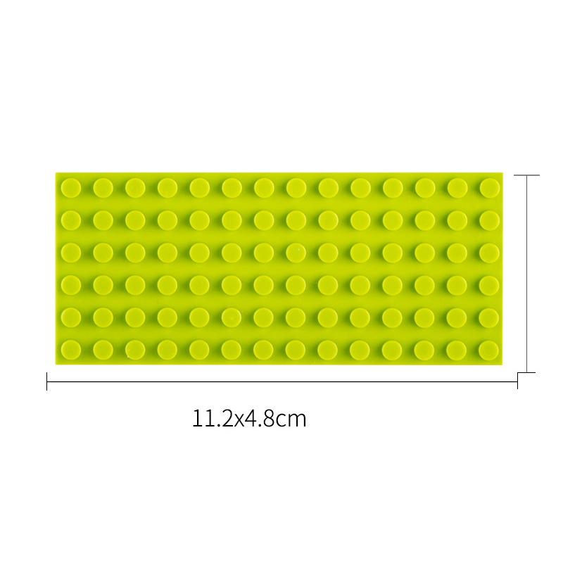 5 pezzi 6x14 Punti Blocchi da Costruzione Fai da te Figure Sottili Mattoncini Educativi Creativi Dimensioni Compatibili Con 3456 Giocattoli per Bambini