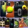 Tennis Sport Handyhülle Für Apple Iphone 16E 16 17 Pro Max Air 15 Pro 14 Plus 12 13 Mini Hülle Niedlich Fundas Silikon Weich