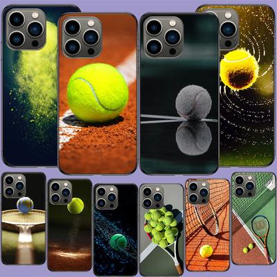 Tennis Sport Phone Case For Apple Iphone 16E 16 17 Pro Max Air 15 Pro 14 Plus 12 13 Mini Cover Cute Fundas Silicone Soft