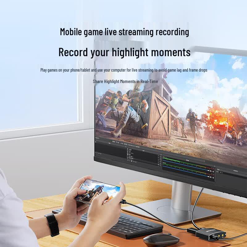 SAMZHE 4K HDMI Video Capture Card with Loop Out